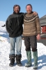 Scoresby "Innuuta" Hammeken and Peter at Ella Ø, April 2008