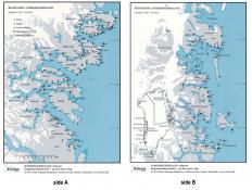 Bogmærke med hyttekort